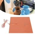 thumbnail image 4 of 110V 450W Silicone Heating Pad, 110V 450W High Temperature Resistance Flexible Heater Mat Uniform Heat Transfer With Back Adhesive For 3D Printer, 4 of 8