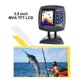 thumbnail image 4 of Color Screen Wired Fish Finder Dual Frequency Water Depth Fish Detector Monitor Echo Sounder ,Easy to Use, 4 of 6