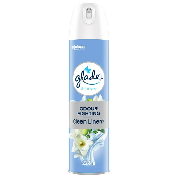 Glade® Air Freshener Odor Fighting Room Spray, Clean Linen, 226g