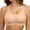 #0373-Beige, variant on Xucatan Sports Bras for Women High Support, No Underwire Breathable Wide Strap Design, Supportive Activewear Top, Seamless Soft Underwear for Fitness Gift