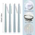 thumbnail image 2 of XINAOBAOLUO 4 PCS BLUE Taper Candles,10 Inch Sea Salt Scented Candles, Smokeless Sticks Candle for Wedding Advent Home Decor Dinner Christmas, 2 of 4