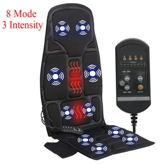 HealthMate 13.5 in. x 4.0 in. x 12.0 in. Heated Massage Lumbar Cushion  IN9514 - The Home Depot