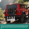 thumbnail image 3 of Fishing Rod Holder for Car 4 Link Tube for 2" Hitch Receiver Angle Adjustable Stainless Steel Fishing Pole Rack Rust Resistant Quick Release, Corrosion Resistant, 3 of 7