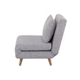 thumbnail image 2 of MUNDO IN MUEBLES Sofá Cama Génova L279 Gris | Sofá Compacto y Funcional | Asiento y Respaldo Acolchados con Tela Suave | Estructura Resistente de Madera | Diseño Plegable, 2 of 8