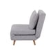 thumbnail image 2 of MUNDO IN MUEBLES Sofá Cama Génova L279 Gris | Sofá Compacto y Funcional | Asiento y Respaldo Acolchados con Tela Suave | Estructura Resistente de Madera | Diseño Plegable, 2 of 8