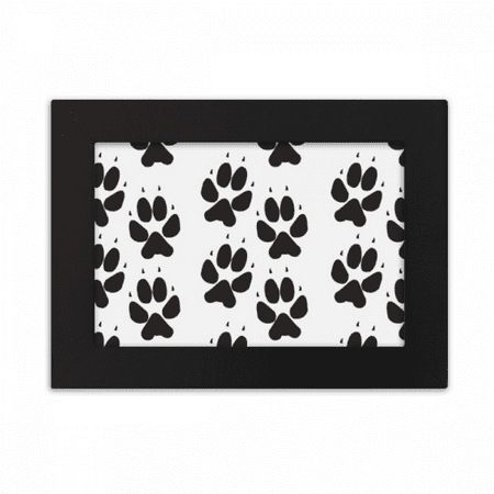 Image of Paw Print Animal Claw Outline Protect Animal Desktop Photo Frame Ornaments Picture Art Painting