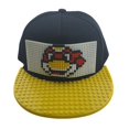 thumbnail image 1 of Gorra de béisbol con diseño de bloques de construcción para hombre y mujer, gorro plano con borde de cosplay, dibujos animados, bricolaje, gran oferta Fivean unisex, 1 of 2