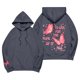 thumbnail image 1 of Sudadera con capucha Pink Palm Puff para mujer, sudadera con capucha gráfica rosa Palm Puff Sudadera preppy unisex, sudadera con capucha de gran tamaño Gris oscuro XXL, 1 of 5