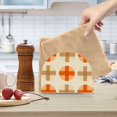 thumbnail image 2 of Yayeee Napkin Holder for Table Kitchen Paper Tissue Organization, Beige Geometric Pattern, 2 of 8