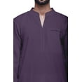 thumbnail image 4 of Atasi mens kurta Cotton Satin ethnic kurta for boys solid wedding Long kurta, 4 of 7