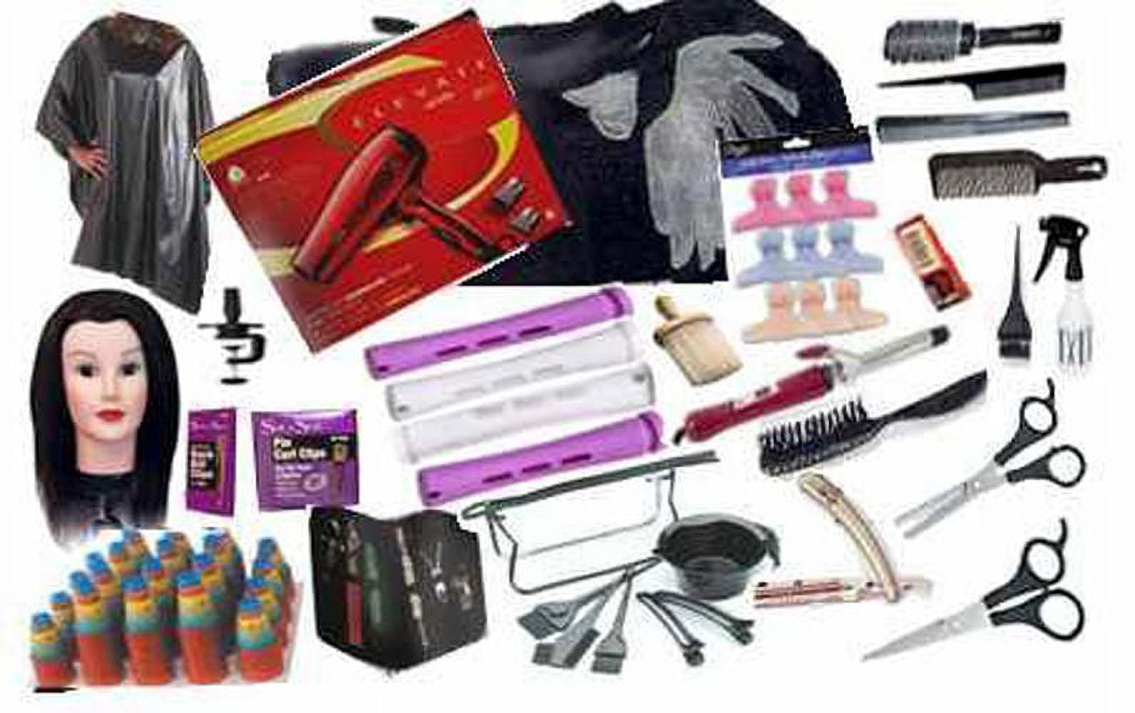 Zeepk Complete Cosmetology Beauty School Student Kit Tote Bag Manikin head
