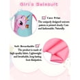 thumbnail image 2 of Lavenicole Girls 2-Piece Unicorn Rash Guard Swimsuit - Long Sleeve UV Protection Bathing Suit (3-9 Years) Lightpink, 2 of 5