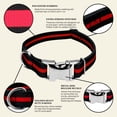 thumbnail image 6 of Country Brook Petz® Premium Thin Red Line Dog Collar - Made in the U.S.A., Small, 6 of 7