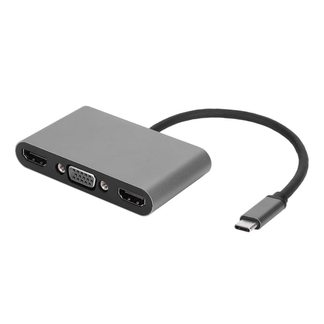 Estación de acoplamiento 5 en 1 TypeC TypeC a HDMI/VGa PD Cable adaptador convertidor para computadora portátil