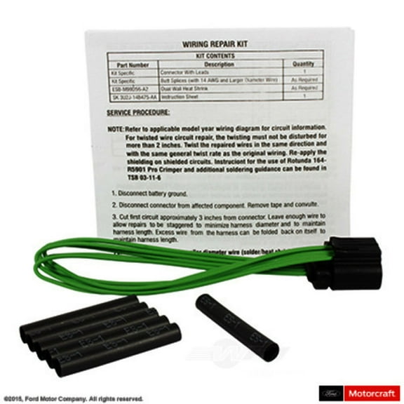 Motorcraft WPT-1063 Throttle Position Sensor Connector Fits select: 2011-2023 FORD F150, 2011-2023 FORD EXPLORER