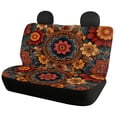 thumbnail image 2 of Pzuqiu Car Seat Covers Full Set Interior Interior Decor Front and Rear Seat Cover Set Polyester Protect Interior Accessories, Fit for Cars Trucks Most Sedans, 2 of 10