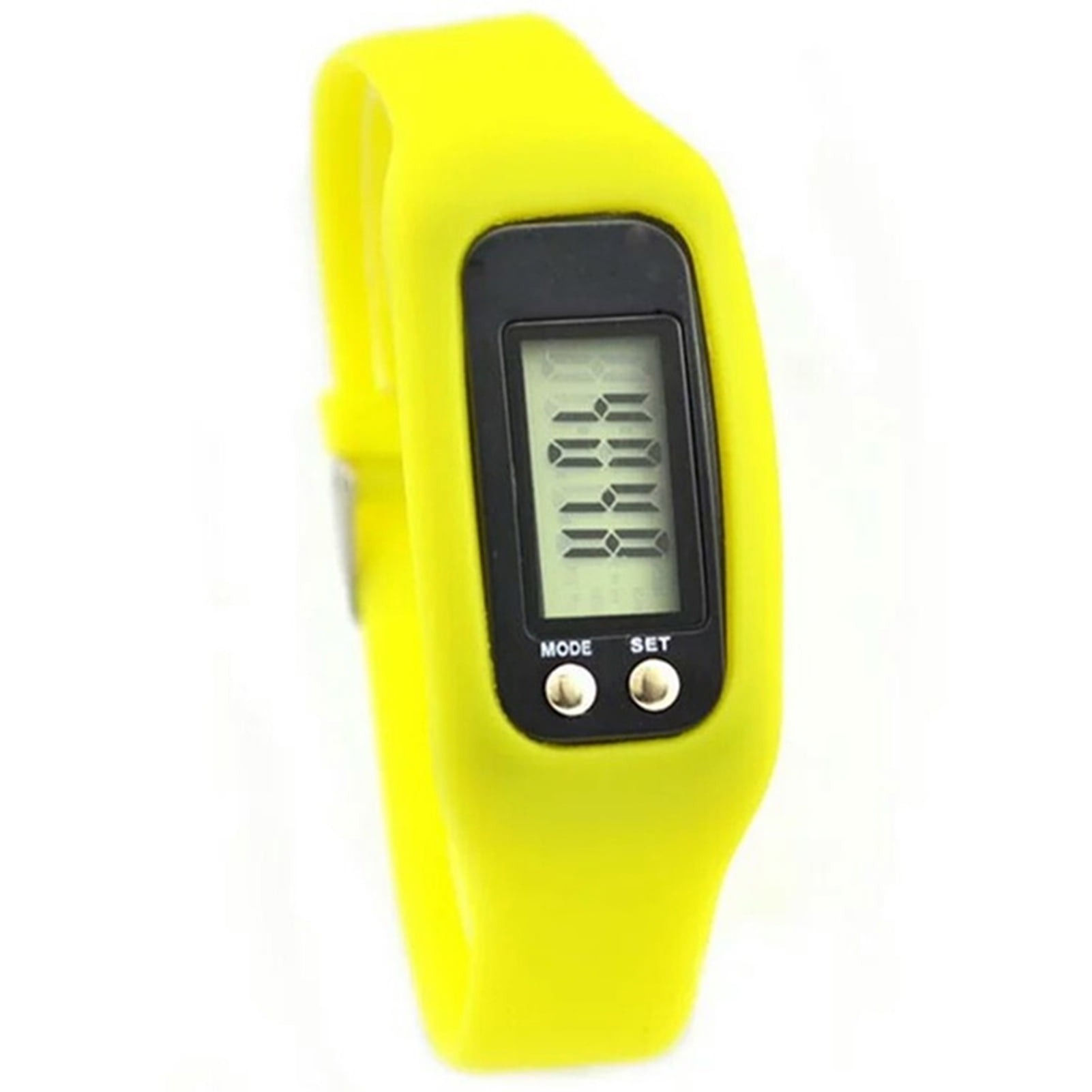 Pedometer Watch with LCD Display Simple Operation Walking Fitness