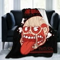 thumbnail image 6 of Attack On Titan Blanket, Super Soft Anime Throw Blanket For Couch Sofa Bed, Cozy Lightweight Warm Flannel Blanket, 50"X40", 6 of 9