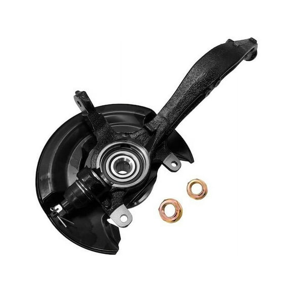 Front Left Driver Side Wheel Bearing Hub Kit - Loaded Knuckle - Compatible with 2003 - 2007 Honda Accord 2.4L 4-Cylinder Automatic Transmission 2004 2005 2006