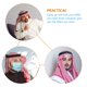 thumbnail image 3 of GOOHOCHY 2 PCS Hombres adultos Cabeza árabe Bufanda Medio Oriente Diadema del desierto con borla, 3 of 7