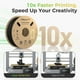 thumbnail image 3 of Filamento para impresora 3D Creality Hyper PLA en blanco y negro, 2 kg, 3 of 7