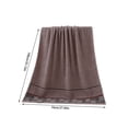 thumbnail image 2 of Large Size 28 X 55 Inches Large Bath Towels Super Absorbency Compact Expeditious Drying And Lightweight Ideal For Gym Travel, 2 of 6