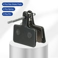 thumbnail image 3 of 4set Disc Brake Pad 1.22" x 1.38" Semi-Metallic Resin Bike Brake Pads with Spring and Pin for BB7 M355 M446 M640 Mountain Road Bikes, Black, 3 of 7