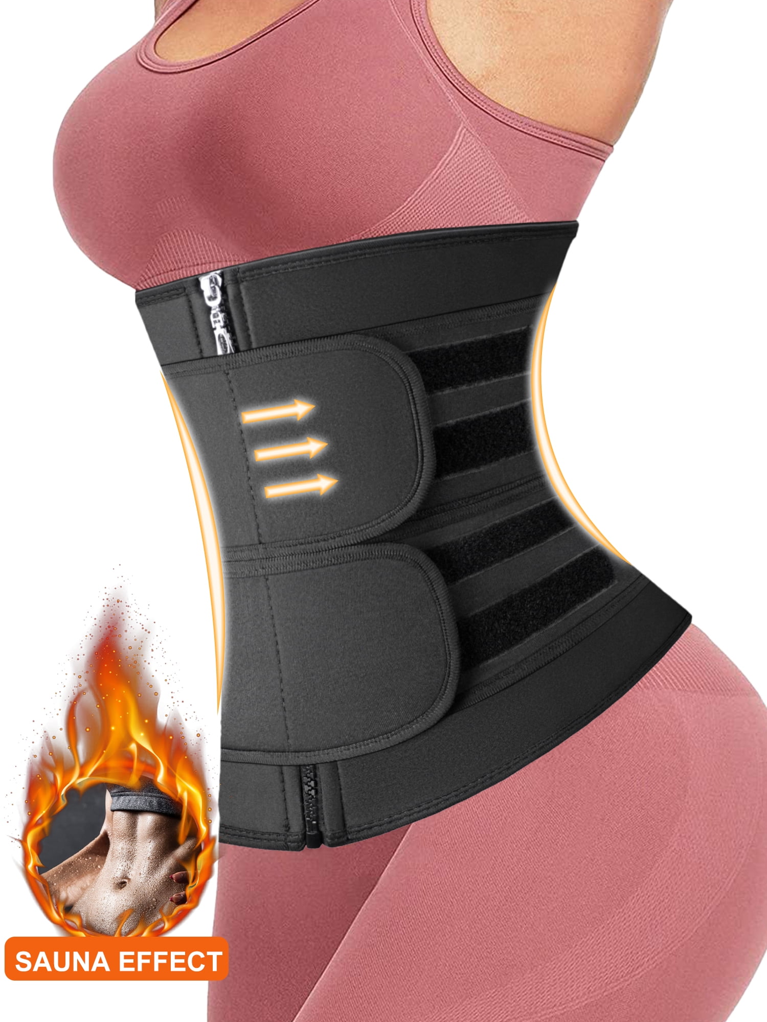 BeYOUtiful Womens Double Strap Adjustable Sauna Corset Waist Trainer is JUST What You Need to Maximize Your Weight Loss Goals 