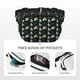 thumbnail image 5 of Fotbe Octopus 1 Cangurera Cuadrada con Estampado de Doble Capa, Bolsa de Cintura Ajustable Mini para Hombres y Mujeres, 5 of 9