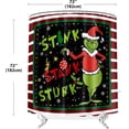 thumbnail image 6 of Christmas Decorations Shower Curtain Waterproof Bathroom Decor with 12PCS Hooks,72"x 72", 6 of 7