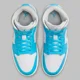 thumbnail image 5 of N I-K-E A i r-Jor-dan 1 Mid Shoes Dark Powder Blue White BQ6472-400 Multi Sizes NEW, 5 of 6