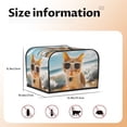 thumbnail image 5 of Fotbe Surfing Cat Sun for Four Slice Toaster Cover, Fingerprint Protector, Super Soft Appliance Cover And Dust Cover,Bread Dust Cover & Fingerprint Protection, 5 of 7