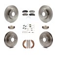 thumbnail image 1 of Transit Auto Front Rear Disc Brake Rotors Semi-Metallic Pads and Drum Kit (9Pc) for Car 2013 Honda Civic Natural Gas K8F-102216, 1 of 2