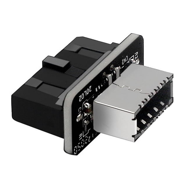 Adaptador USB3.0 19P/20P a TYPE-E TYPE-C Enchufe convertidor de puerto de inserción para placa base