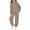 25Khaki139, variant on XAOFW Girls Hoodies Long Sleeve Solid Color Hooded Sweatshirts Casual Soft Pullover Hoodie Outerwear Versatile Tops 13-14 Years