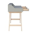 thumbnail image 6 of Linon Rosemont Transitional 2-Drawer Writing Desk, Natural/Gray, 6 of 14