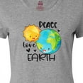 thumbnail image 4 of Inktastic Earth Day Peace Love Earth Women's T-Shirt, 4 of 5