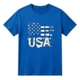 thumbnail image 5 of 4th of July Shirts for Men Short Sleeve Crewneck Independence Day Patriotic Shirt America Flag Graphic Tee Shirts, 5 of 5