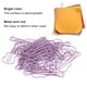 thumbnail image 2 of Elegante juego de clips para oficina y clips eficientes Clips de papel morados con forma de guitarra, paquete de 50, 2 of 8
