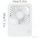 thumbnail image 4 of Ventilador de escritorio pequeño 2026, transparente, de gran caudal, silencioso, portátil, con pantalla digital, colgante, USB, mini ventilador de escritorio., 4 of 7