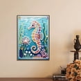 thumbnail image 3 of FLOPESN DIY Gemstone Pearl Painting Kit - 9.84x13.78 Inch Frameless Colourful Canvas Art for Adults, Stress Relief Craft & Home Wall Decor-Seahorse, 3 of 7