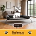 thumbnail image 4 of Cama para Perro Elevada con Cojines | Casa Moderna para Mascotas | Ergonómica, Fresca y Resistente | Uso Interior/Exterior(90 x 65 cm), 4 of 9