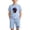 Light Blue, variant on Kids Red 4th of July T-Shirt and Shorts Set, Unisex Patriotic American Flag Graphic Cotton Crew Neck Summer 2 Piece Outfit for Boys Girls,Size 7 T
