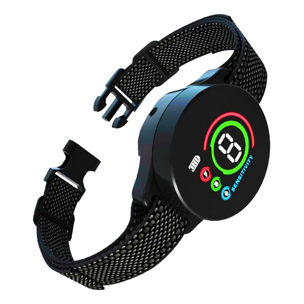 Collar antiladridos con pantalla LED grande, collar de entrenamiento antiladridos para perros de todos los tamaños