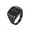Black, variant on Cross Rings for Men Gold Plated Cool Simple Square Cubic Zirconia Personalized Statement Dainty Jewelry Gold Size 7