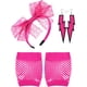 thumbnail image 5 of Sonducket 1 Juego de aros para el pelo coloridos, buena elasticidad, pendientes relámpago, diseño de ganchos para las orejas, aspecto atractivo Rosa roja 2Conjunto, 5 of 6