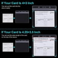 thumbnail image 2 of EastVita 3 Pack CDC Vaccination Card Protector, 4 X 3" Immunization Record Vaccine Card Holder, Plastic Clear ID Card Holder Name Tags Badge Holders, 2 of 4