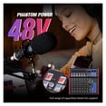 thumbnail image 4 of 8 Channel Mixer Interface For DJ Mixing Console Controller Recording Studio With 99 DSP Digital Effects ,Easy to Operate, 4 of 6