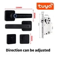 thumbnail image 2 of Door Lock, Smart Door Handle Fingerprint Password Remotely Unlock Digital Lock Tuya App Keyless Entry For Doors Smart Electronic Lock ,Easy to Install, 2 of 8