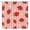 Pink Red, variant on Strawberry Shower Curtain Cute Pink Red Strawberry Watercolor Fruit Spring Summer Floral Leaves Rustic Bathroom Decor Fabric Curtain with Hooks